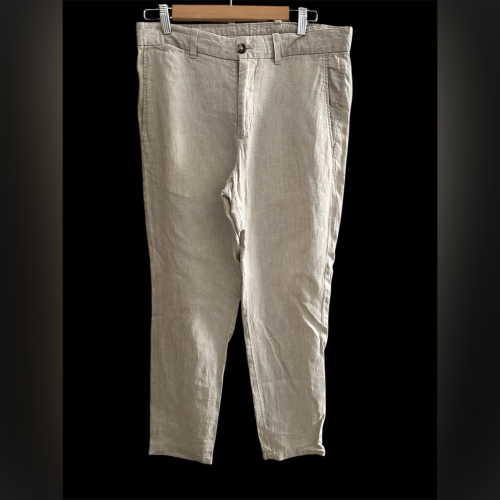 Mango relaxed fit linen pants. Size 32US